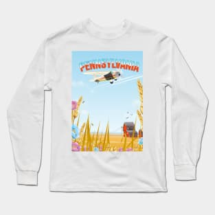 Pennsylvania Rural travel poster Long Sleeve T-Shirt